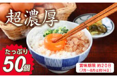 ミネラルを豊富に含んだ越前赤玉子50個（45個＋卵割れ補償5個）
