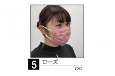 N95級ウイルス捕集率マスク！さらにメガネが曇りにくい！W高機能マスク「くもらんざ」×「ナノマスク」 選べる10色！  Lサイズ 1枚【ローズ】 [A-9854_05]