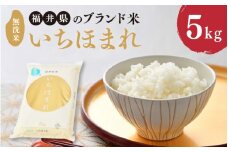 【令和6年産】福井県のブランド米 いちほまれ5kg 無洗米 【 人気 品種 ブランド米 特A 】 [A-6108]