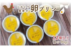 にわとり農家の卵プリン 12個セット ～無添加素材にこだわった濃厚プリン～ 【たまごプリン ぷりん 卵 洋菓子 おかし お菓子 スイーツ デザート 無添加素材 おやつ 濃厚 ギフト 贈答 贈り物 美味しい 人気】 [A-4935]