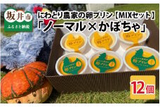 にわとり農家の卵プリン 【ノーマル × かぼちゃ】 MIXセット 計12個 (2種 × 6個) ～無添加素材にこだわった濃厚プリン～ 【たまごプリン かぼちゃプリン ぷりん 卵 洋菓子 おかし お菓子 スイーツ デザート 無添加素材 おやつ 濃厚 詰め合わせ セット ギフト 贈答 贈り物 人気】 [A-4937]