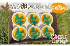 にわとり農家の卵プリン 【かぼちゃ】 12個セット ～無添加素材にこだわった濃厚プリン～ 【たまごプリン かぼちゃプリン ぷりん 卵 洋菓子 おかし お菓子 スイーツ デザート 無添加素材 おやつ 濃厚 ギフト 贈答 贈り物 美味しい 人気】 [A-4936]