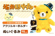 坂井市公式キャラクター「坂井ほや丸」ぬいぐるみ15cm ＆ 限定アクリルキーホルダー 【ほや丸 ご当地キャラクター 公式 キャラクター グッズ ヌイグルミ 縫いぐるみ キーホルダー セット 】 [A-20602]