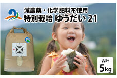 【先行予約】減農薬・化学肥料不使用 ゆうだい21 5kg×1袋（計5kg）【2025年11月中旬より順次発送】