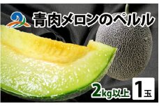 【先行予約】青肉メロンのペルル【2025年7月下旬から順次発送】ペルルメロン  青肉メロン  ふるさと納税 果物 予約 福井県 南越前町 フルーツ メロン めろん 青肉メロン 果物 くだもの 新鮮 さっぱり 爽やか 甘い 一苗 一玉 1苗から厳選した1玉 ２kg以上 XLサイズ お届け 産地直送 農家直送 国産 先行予約 数量限定 贈答用 手土産 ギフト 誕生日 送料無料 恐竜の卵