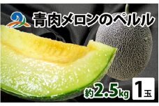 【先行予約】青肉メロンのペルル【2026年6月下旬から順次発送】ペルルメロン  青肉メロン  果物 予約 福井県 南越前町 フルーツ メロン めろん 青肉メロン 果物 くだもの 新鮮 さっぱり 爽やか 甘い 一苗 一玉  2.5kg以上 XLサイズ お届け 産地直送 農家直送 国産 先行予約 数量限定 贈答用 手土産 ギフト 誕生日 送料無料 恐竜の卵