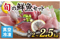 【日本海鮮魚】漁師厳選鮮魚真空冷凍セット　約2g～2.5kg(4種以上)  鮮魚ボックス  直送  鮮魚 ／ 魚 詰め合わせ 新鮮 煮物 焼き物 お造り 刺身 晩酌 食卓 BBQ  急速冷凍 真空パック 鮮魚セット 詰合せ 鮮魚店 厳選 お任せ 鮮度 産直 海鮮 加熱用 冷凍保存 福井県 南越前町 越前 送料無料  さへい 河野 越前 北陸
