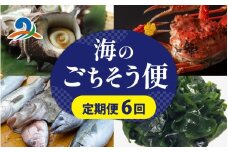 【定期便６回】福井 南越前 海のごちそう便／魚 かに ズワイガニ わかめ さざえ詰め合わせ 新鮮 煮物 焼き物 お造り 刺身 晩酌 食卓 漁師BBQ 冷蔵 旬 お中元 海鮮 魚介類 冷凍 盛り合わせ おまかせ お楽しみ おつまみ おかず ご飯のお供 送料無料