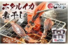 産地直送！ ホタルイカ 素干し 約250g（50g × 5パック）網元漁師が厳選！ 便利な小分け袋 全国トップクラスの漁獲量 越前町よりお届け 【福井県 海鮮 ほたるいか おつまみ 酒の肴 お取り寄せ グルメ 宅飲み 冷蔵】 [e15-a017]