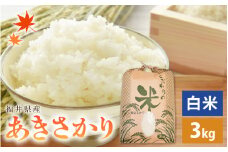 あきさかり 3kg 令和6年 福井県産 コシヒカリ系統品種【白米】【お米 アキサカリ 3キロ】 [e30-a071]