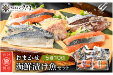 海鮮 漬け魚 おまかせ 5種10切セット【みそ漬け 熟成 西京漬け 粕漬け 麹漬け 冷凍 お取り寄せ 個別包装 贈答 贈り物 発酵】 [e04-a073]