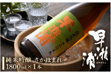 早瀬浦 純米吟醸 さかほまれ 1800ml × 1本 【入手困難 日本酒 就職祝い 転職祝い ハレの日 ギフト プレゼント お祝い お返し お礼 お中元 お歳暮 父の日 敬老の日】[m06-a004]