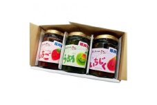 【福井県産】フルーツを使った ジャム 3種 計9個セット（梅ジャム3個 苺ジャム3個 いちじくジャム3個）[m03-a021]
