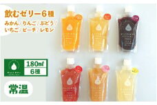飲むゼリー 詰め合わせ 6種（計6個） 着色料 保存料 香料 不使用 【ギフト 母の日 父の日 こどもの日 敬老の日】[m01-a023]