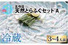五作荘 天然とらふぐセットA 3～4人前