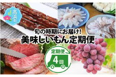 【旬の4回定期便】福井県高浜町の美味しいもん 定期便【旬の時期にお届け】