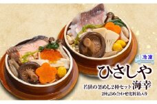 釜めし （冷凍）若狭の釜めし2種セット 海幸 冷凍 本格 若狭ぐじ いくら鮭 ふくいサーモン グルメ お取り寄せ おおい町 福井県