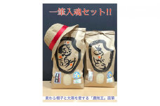 10セットのみ　米農家「尾崎ファーム農賊団」の『一筆入魂』セット　目白大学の学生が考案、その2 [№5580-0437]