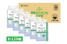 オンリーワンパンツ（薄型）前後フリータイプ［髙島屋選定品］（計120枚）L-LL [№5580-0536]