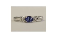 プラチナ　タンザナイト(0.28ct)リング　13号サイズ【1214097】