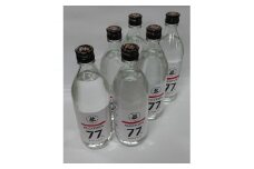 笹一　アルコール77　ウオッカ　500ml　6本【1225372】