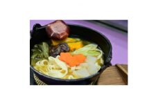 名物吉田のうどん3人前つゆ付き×2個、ほうとう3人前みそ付き×2個　【1226397】