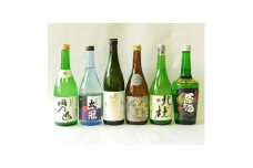 ＜山梨のお酒＞甲斐男山・太冠・笹一・春鶯囀・谷櫻・甲斐の開運　純米酒720ml×6本セット【1230481】