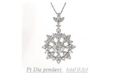 0.5ct  PT　ダイヤペンダント　P5928DI-P2【1325355】