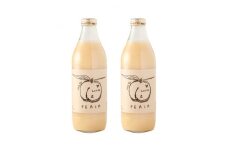 山梨県産 とろっとろ完熟桃100%ジュース 1000ml 2本セット【1327557】