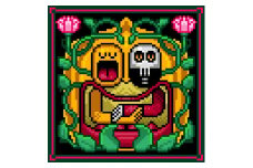 ＜山梨県＞NFT道祖神シリーズ(キャンバス作品+NFT)生と死【1453579】
