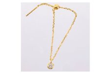 ＜山梨県＞＜ジュエリー＞K18 Sirius/シリウス ダイヤモンド0.1ct チェーンリング【1452771】