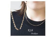 ＜山梨県＞＜ジュエリー＞K18 shine/シャイン ネックレス【1452857】