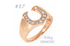 androgynous馬蹄リング 0.40CT　RCR012DI-R #17【1540165】