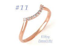 普段使いのカーブリング　0.09CT  RCR011DI-R #11【1540265】