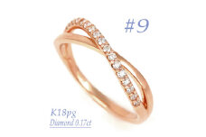 0.17CT　クロスラインダイヤモンドリング　RCR006DI-R #9【1540421】