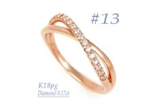 0.17CT　クロスラインダイヤモンドリング　RCR006DI-R #13【1540426】