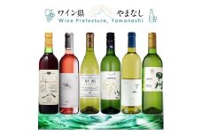 山梨ワイン 注目生産者の定番ワイン 6本セット【1607486】