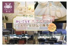 かいてらす　ジュエリー＆印伝引換券（エクセレント） 1枚　K06103-H