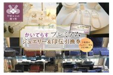 かいてらす　ジュエリー＆印伝引換券（プレミアム） 1枚　K06104-H