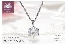〈 甲府ジュエリー 〉【K18ホワイトゴールド】 ダイヤ0.3ct ペンダント