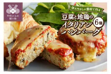 豆腐と地鶏のイタリアンハンバーグ6個入り（13）