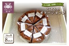 【自然派レストラン・スイーツ(洋菓子)】ごぼうのガトーショコラ（ホール8カット）