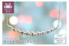 〈 甲府ジュエリー 〉プラチナ製 ハート＆キューピッドダイヤモンド 0.3ct ペンダントネックレス[1463392]