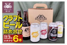 甲府市のクラフトビール３社６本詰合せ