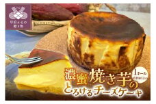 濃蜜焼き芋のとろけるチーズケーキ