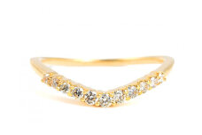 〈 甲府ジュエリー 〉【サイズ：16号】ウェーブダイヤモンドリング　0.2ＣＴ【R3988DI-Y】