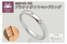 〈 甲府ジュエリー 〉【サイズ：10.5号】プラチナダイヤモンドリング FRU017L