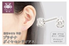 〈 甲府ジュエリー 〉【プラチナ】ダイヤモンドピアス/SPEP0102