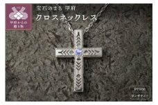 pt900　フェザークロスネックレス　インディアンジュエリー　タンザナイト　180807w-birth-pt-tn