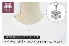 ＜ 甲府ジュエリー ＞プラチナ　ダイヤモンド0.12ｃｔペンダント　PNI-101PTNW